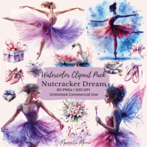 Nutcracker dreams clipart mega bundle