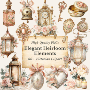 Victorian Keepsakes Clipart Collection Victorian Keepsakes Clipart Collection