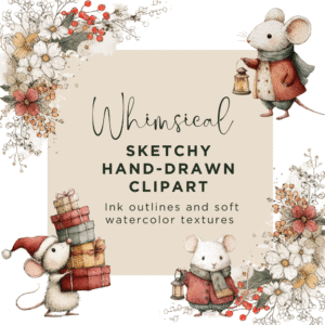 Sketchy Hand-Drawn Clipart