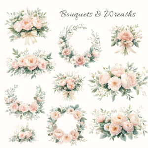 free clipart peony bouquets and wreaths free clipart peony bouquets and wreaths