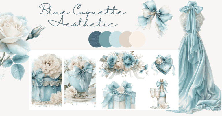 Blue Coquette Aesthetic